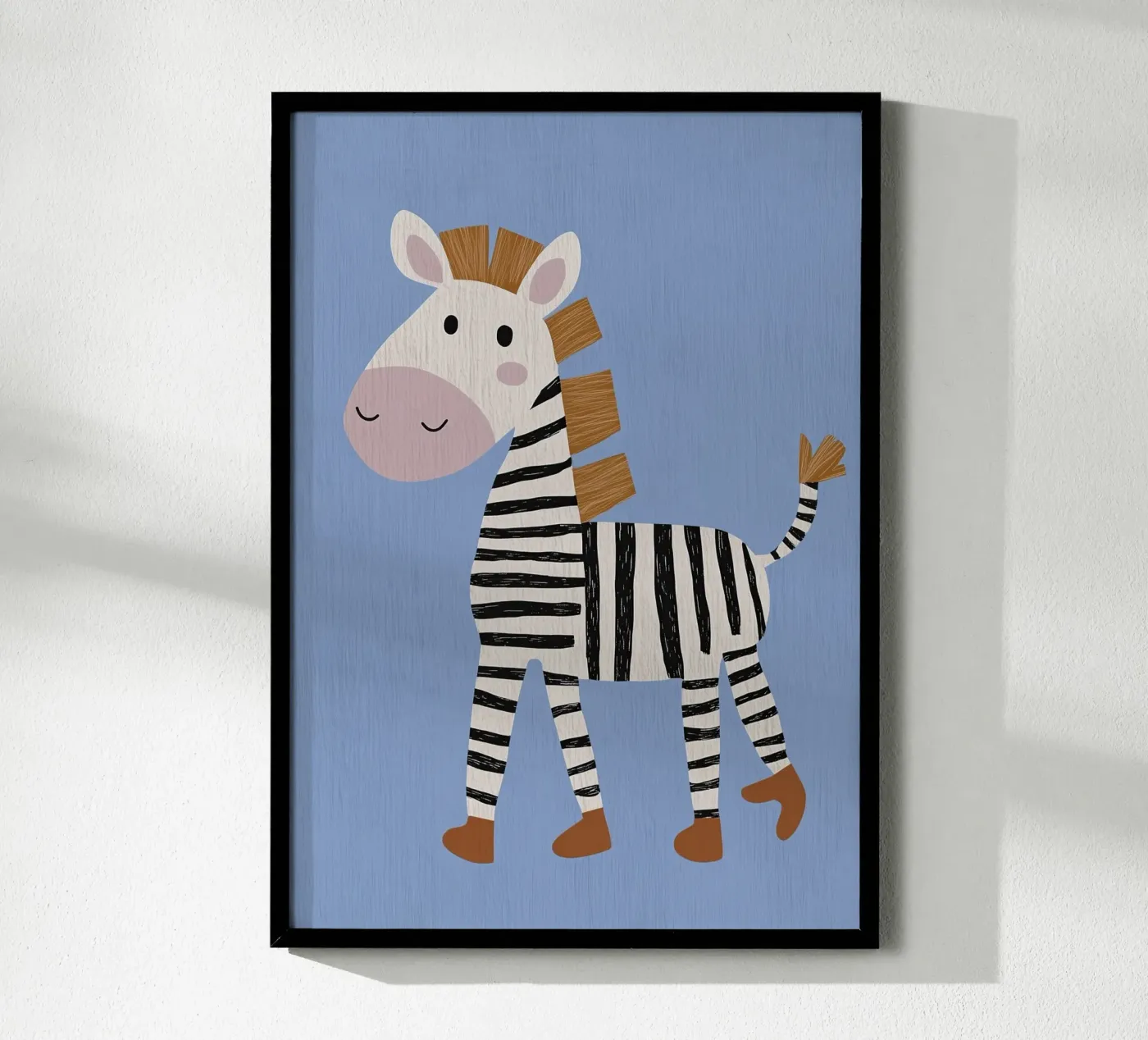 Piccola Zebra poster da Little Art Lab