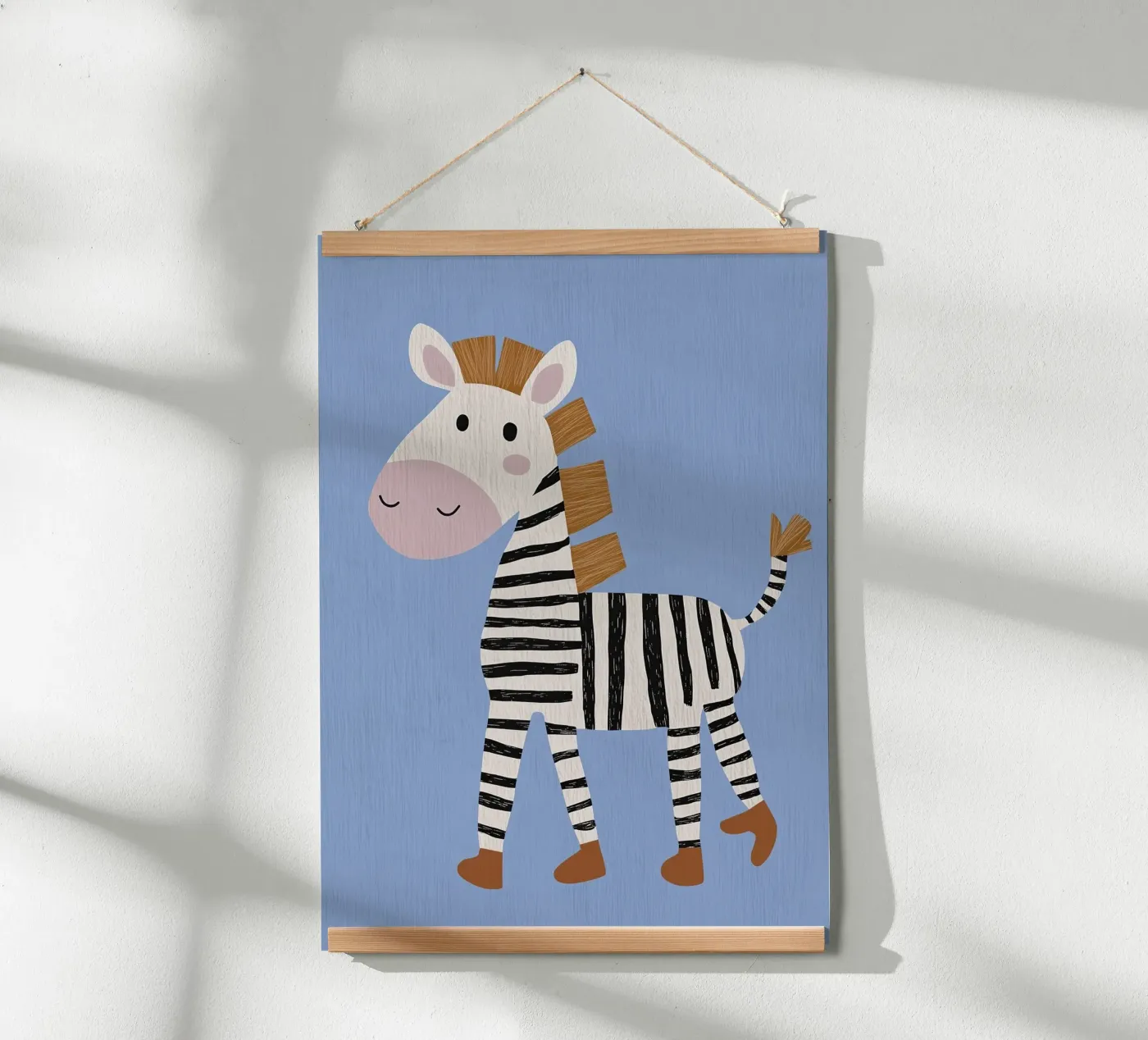 Piccola Zebra poster da Little Art Lab