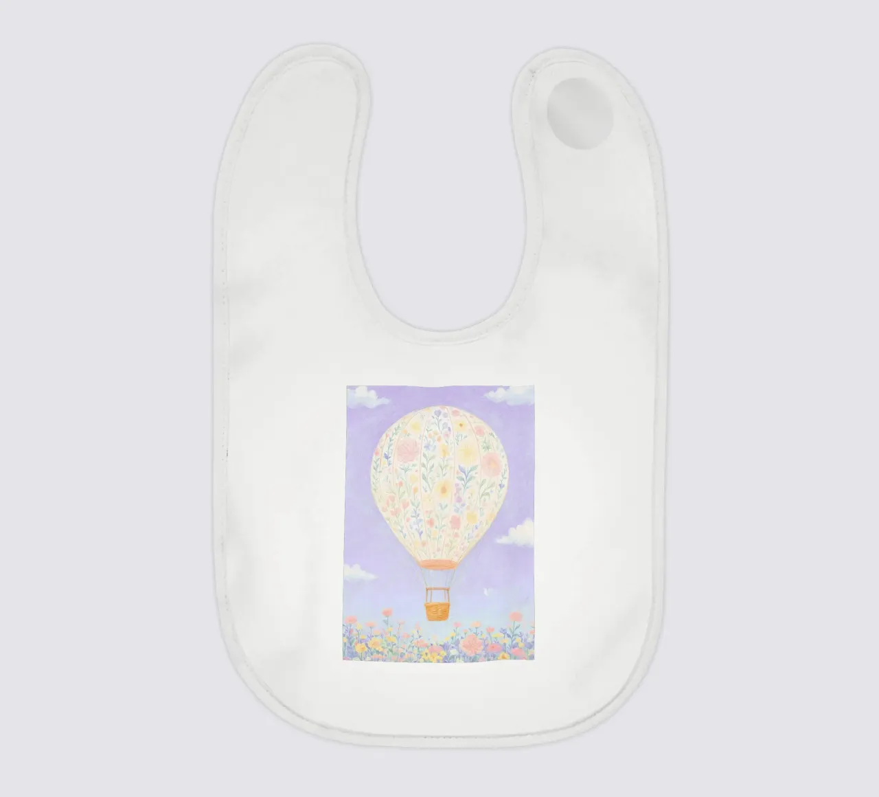 Mongolfiera bavaglino da Little Art Lab