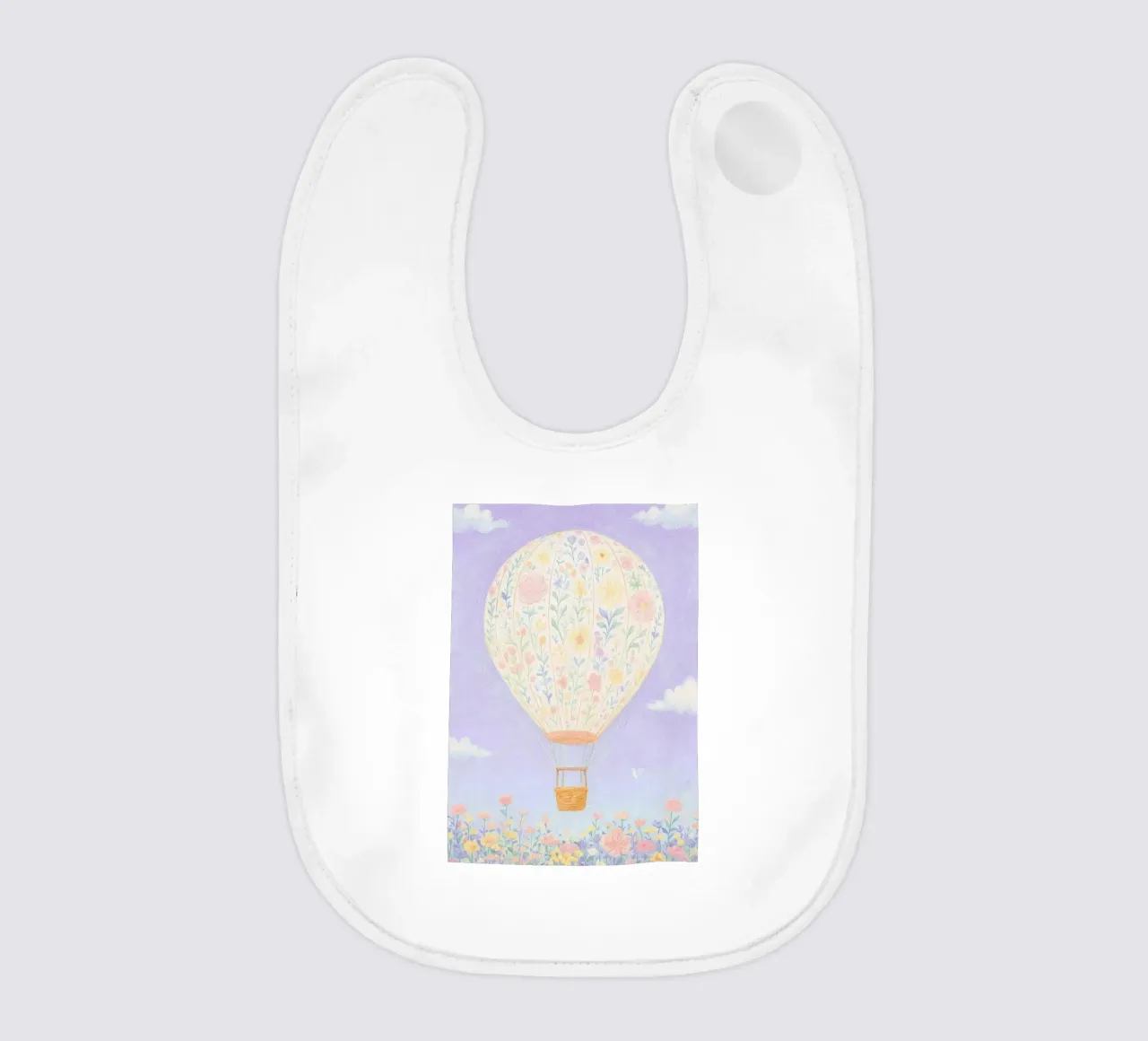 Mongolfiera bavaglino da Little Art Lab