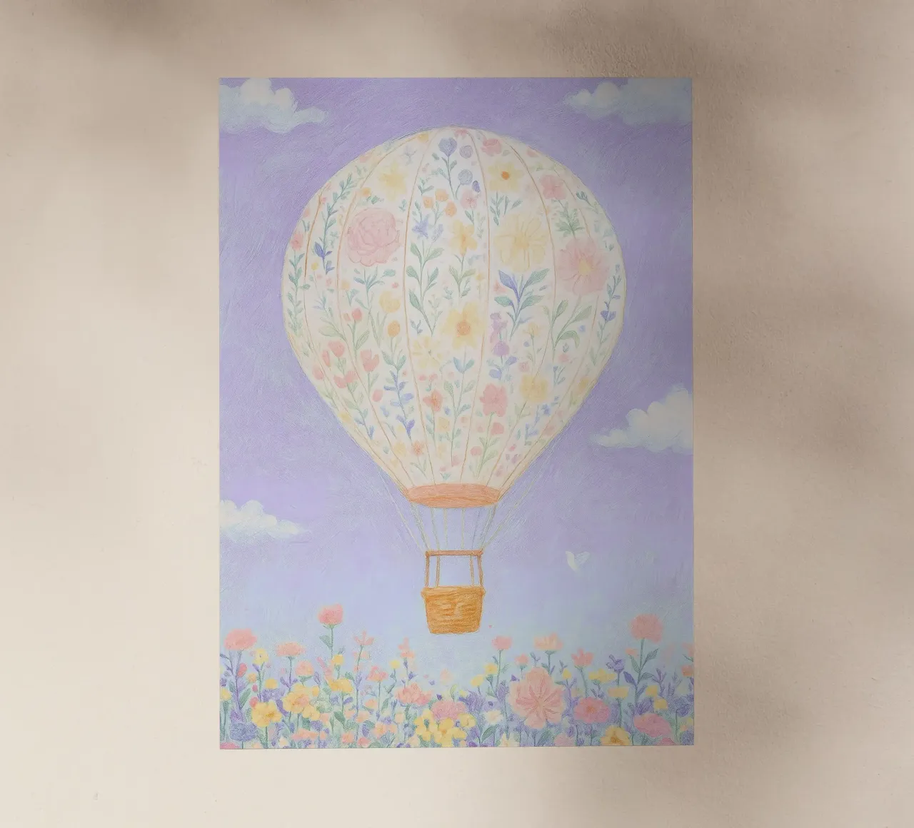 Mongolfiera pellicola backlit da Little Art Lab