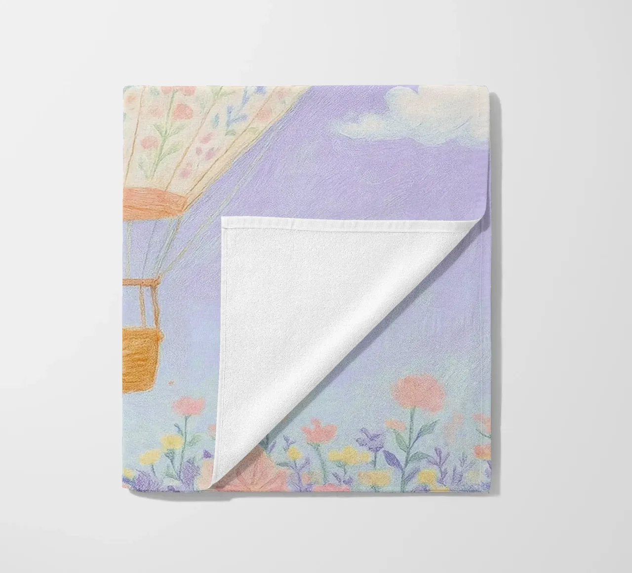 Mongolfiera telo mare da Little Art Lab