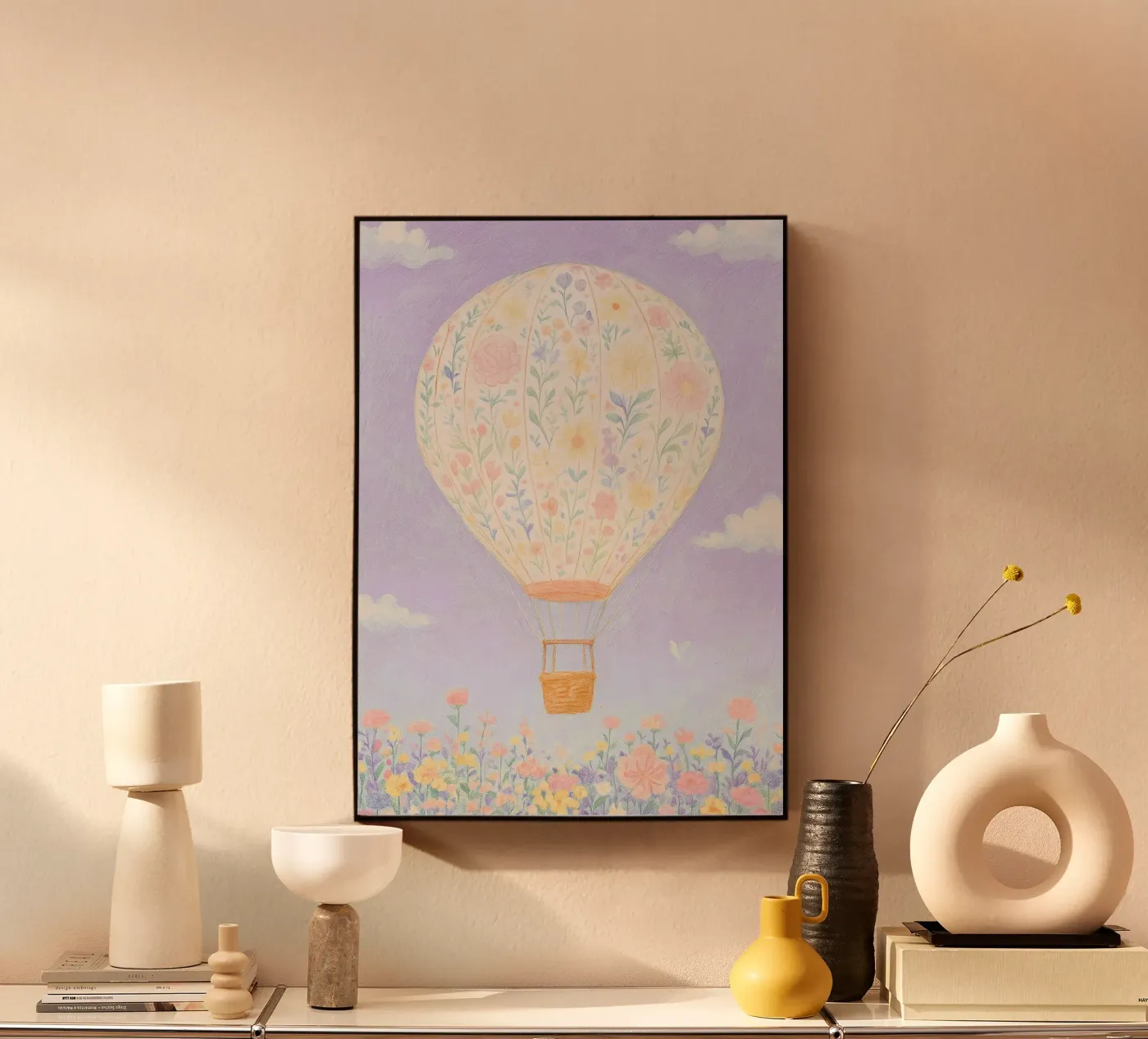 Heteluchtballon acryl van Little Art Lab