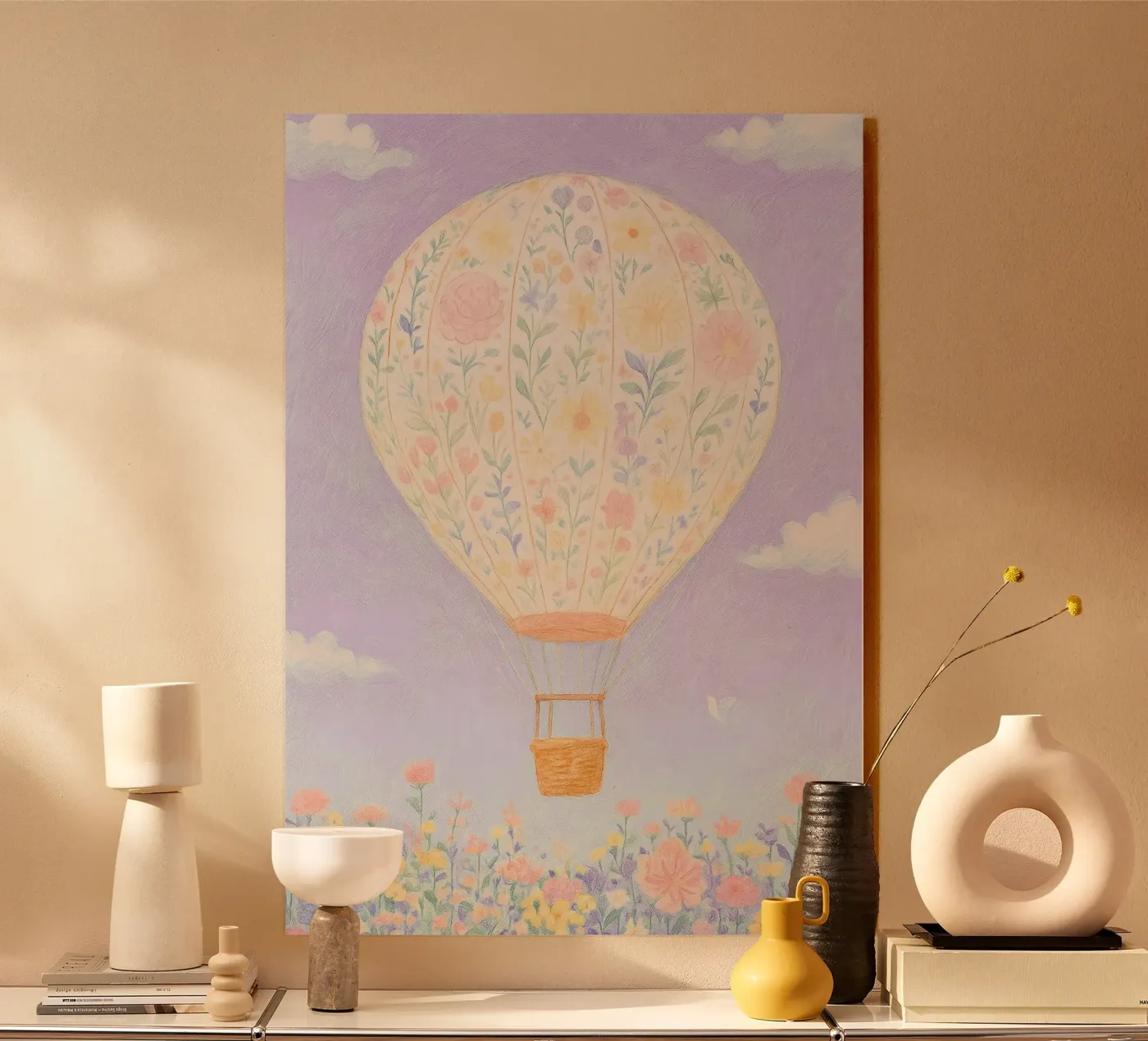 Heteluchtballon acryl van Little Art Lab