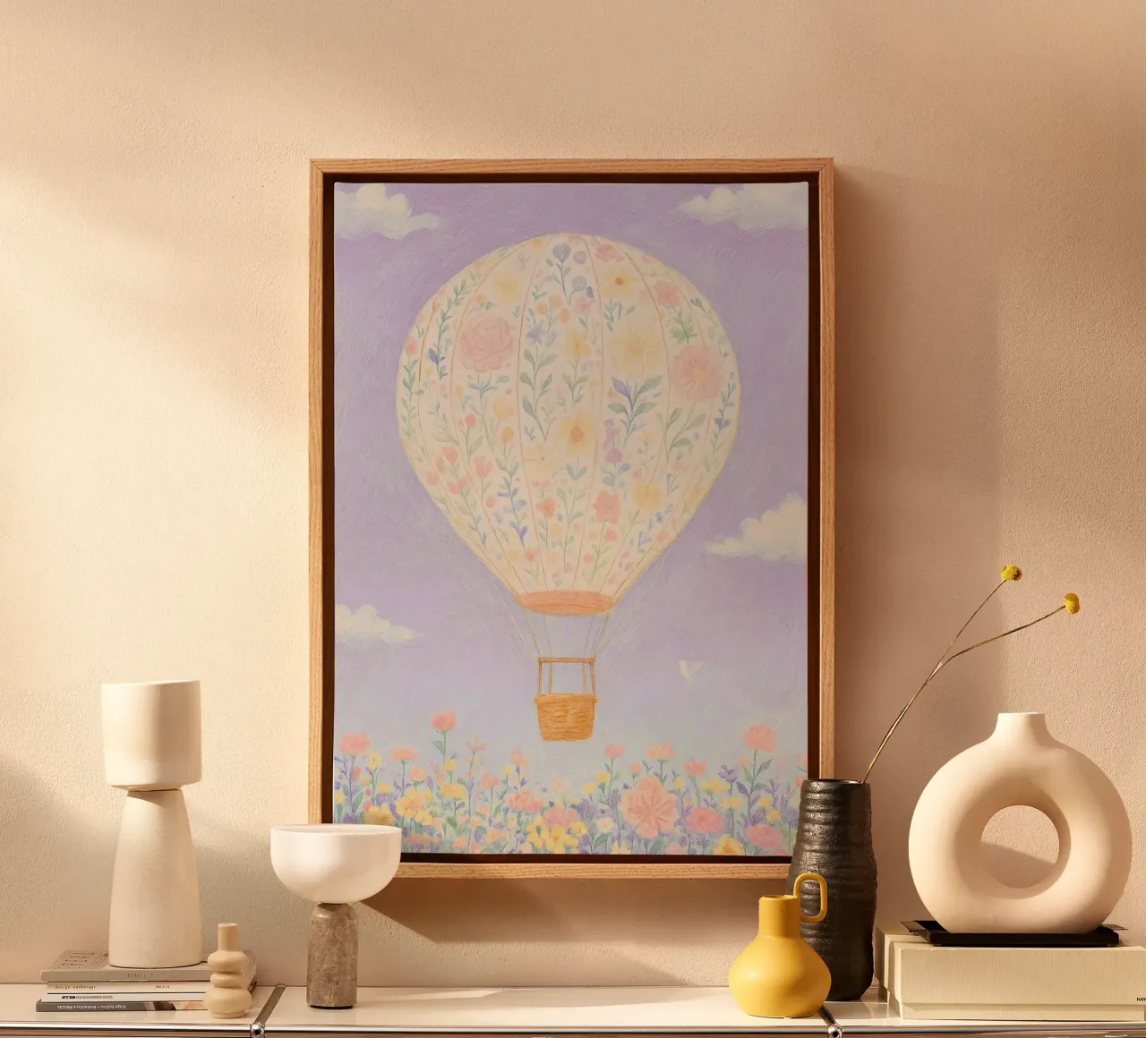 Mongolfiera tela da Little Art Lab