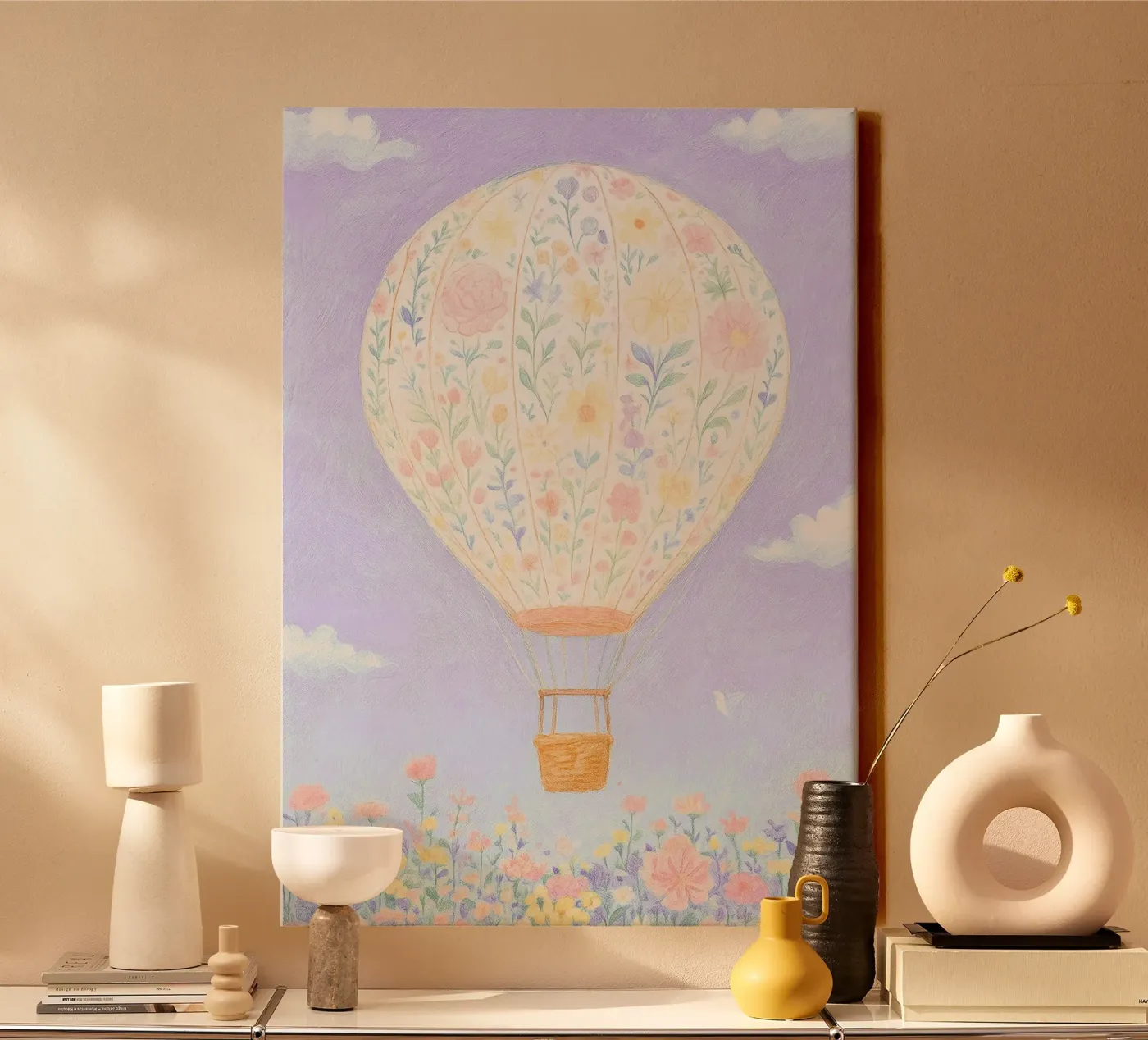 Mongolfiera tela da Little Art Lab