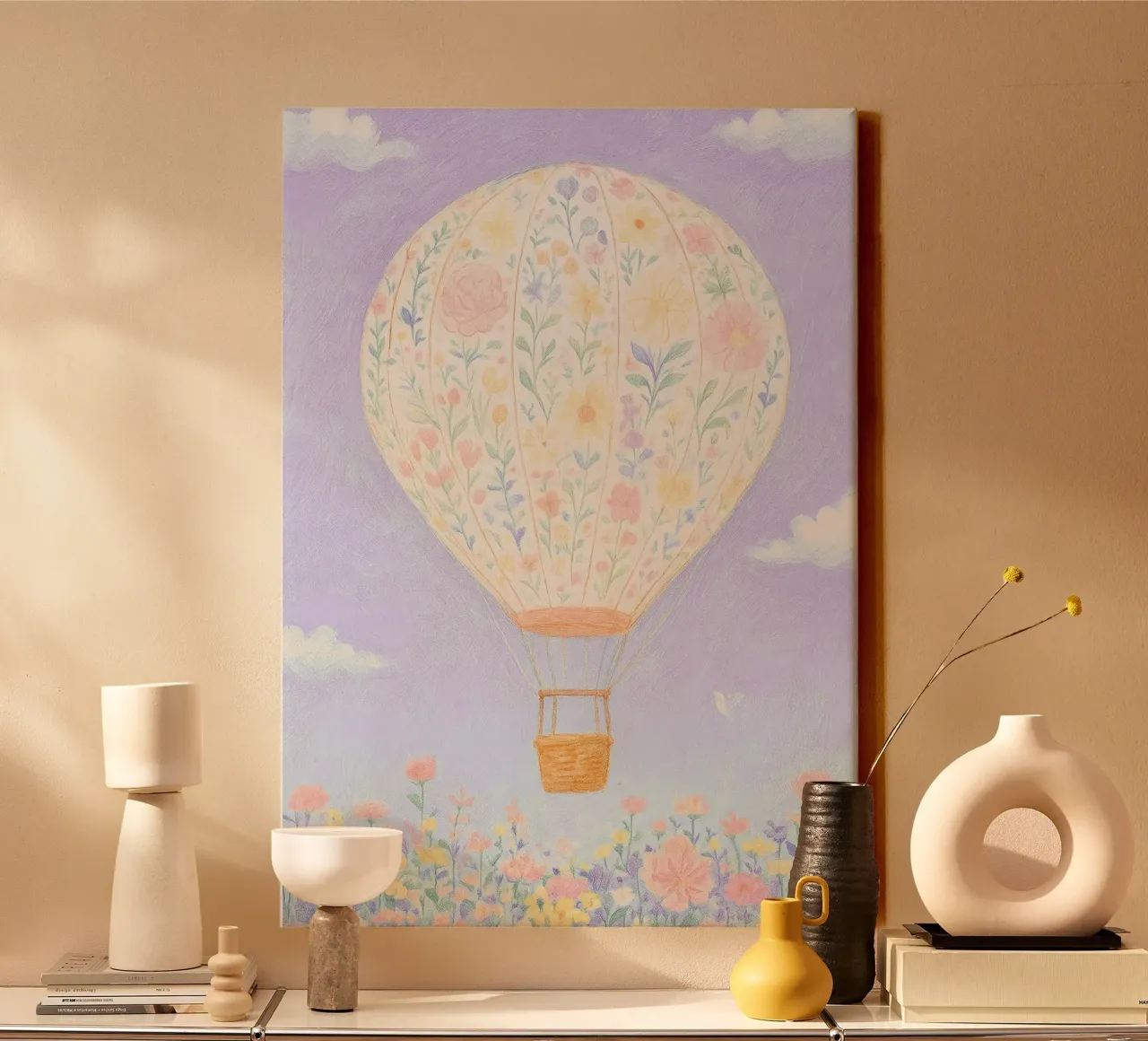 Mongolfiera tela da Little Art Lab