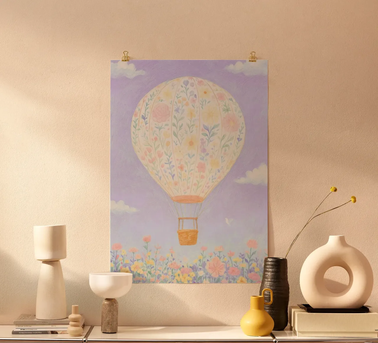 Mongolfiera poster da Little Art Lab