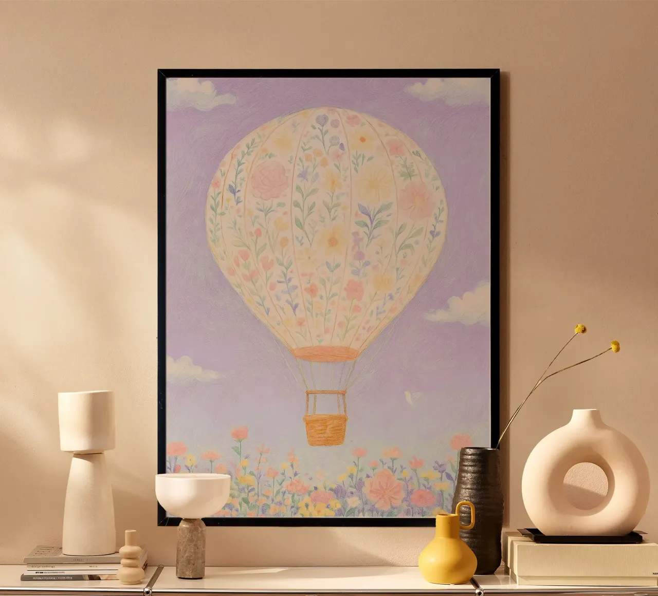 Mongolfiera poster da Little Art Lab