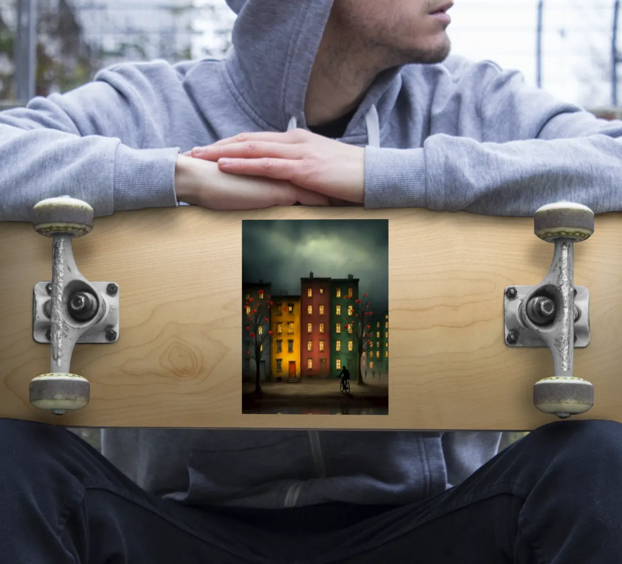 Desolate Cities sticker by vincenzomarzocchiartist