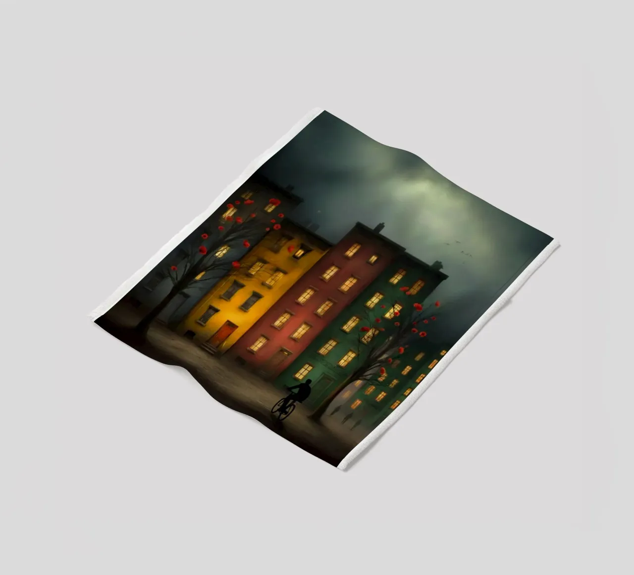 Desolate Cities Fleecedecke von vincenzomarzocchiartist