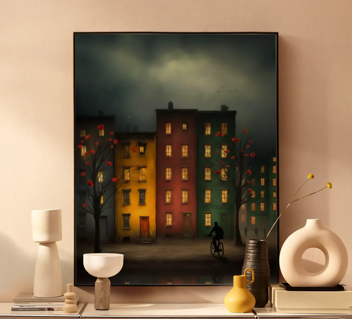 Villes désolées plexiglas de vincenzomarzocchiartist