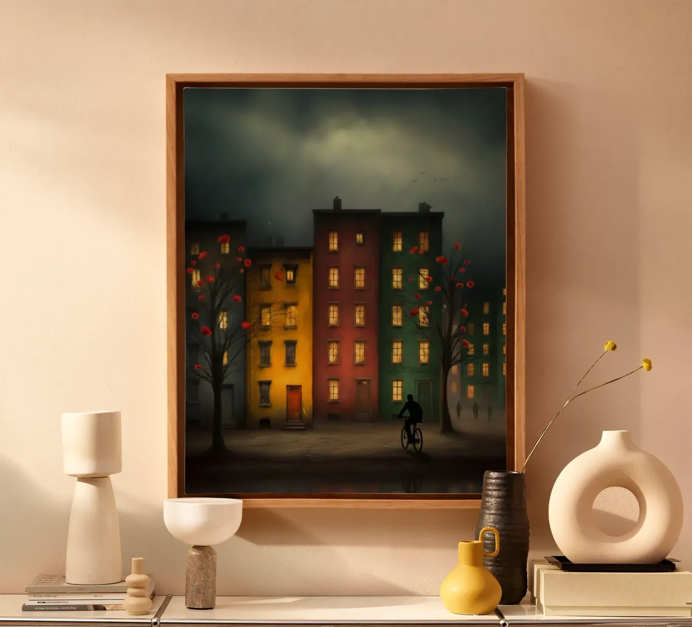 Desolate Cities Leinwand von vincenzomarzocchiartist