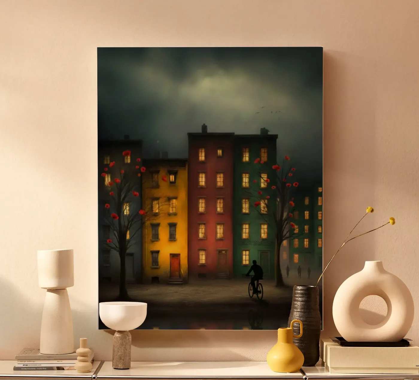 Desolate Cities Leinwand von vincenzomarzocchiartist