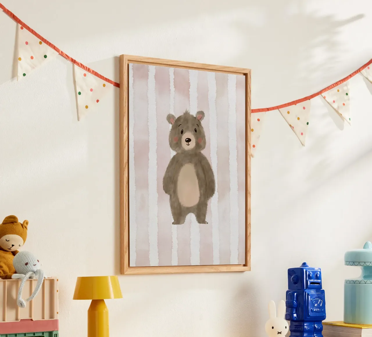 Beer acryl van Marosie