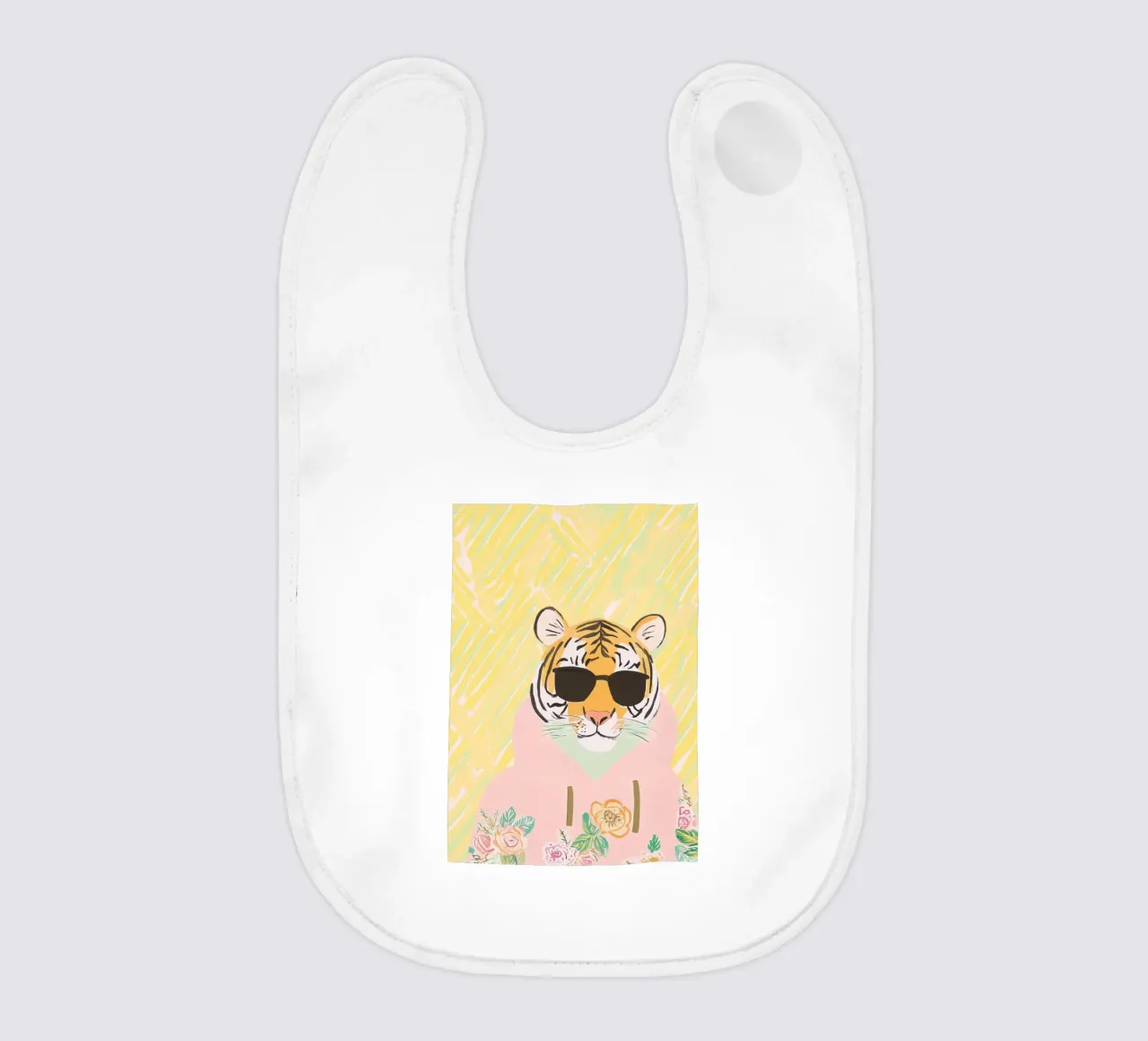 Fashion Tiger Babylätzchen von Little Art Lab