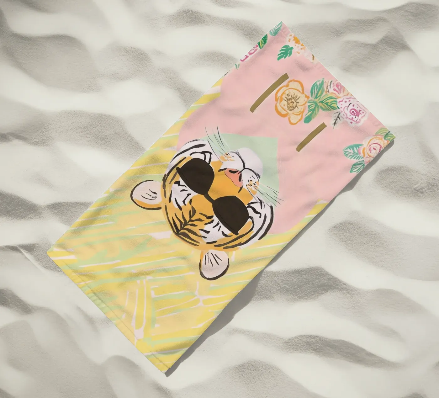 Fashion Tiger Strandtuch von Little Art Lab