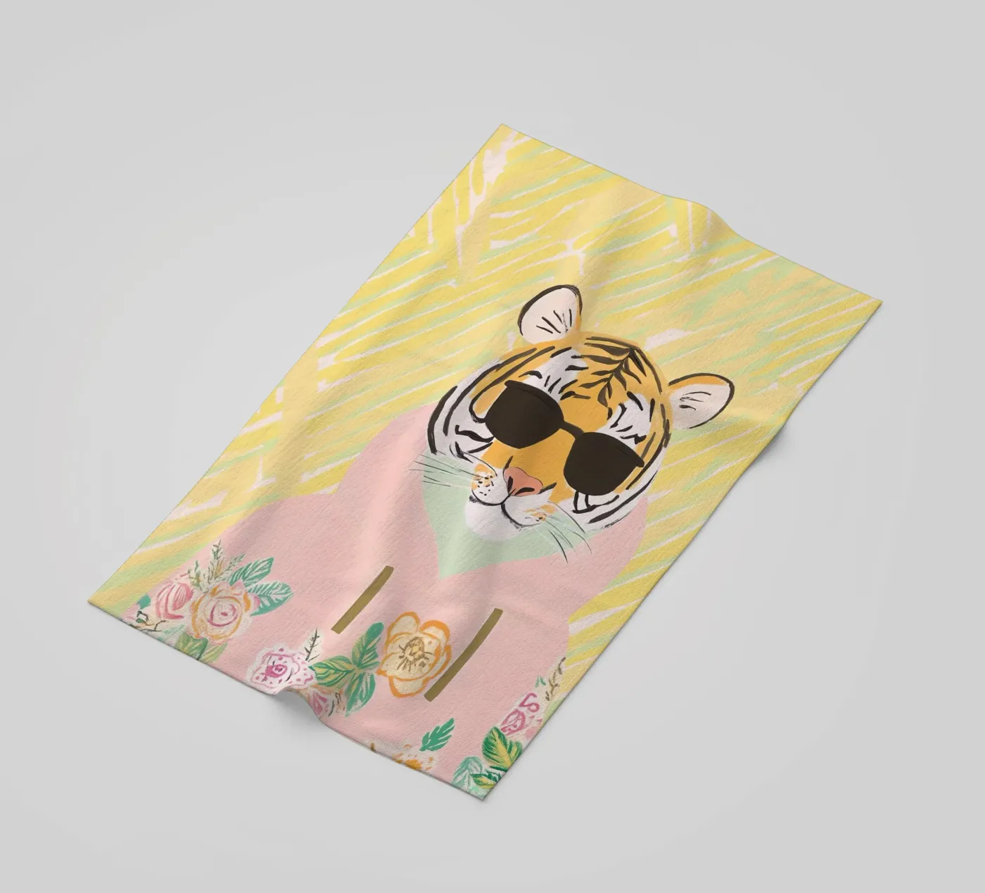 Fashion Tiger Strandtuch von Little Art Lab