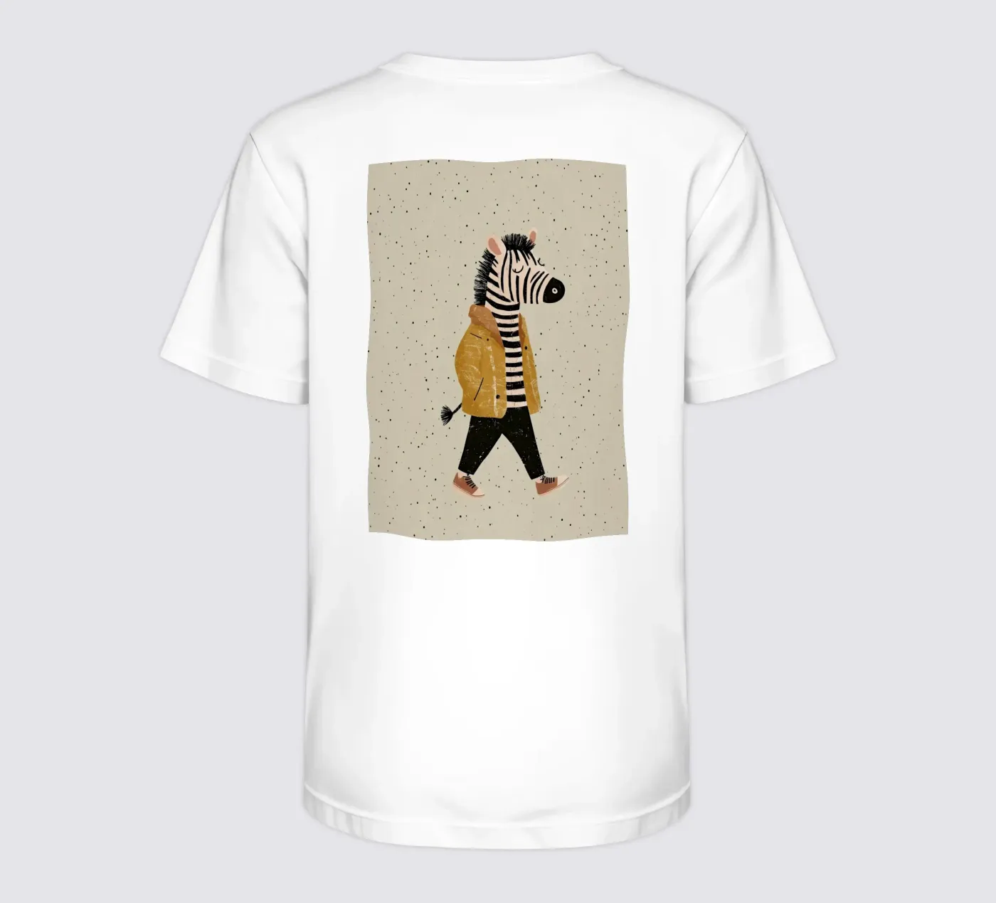 Zebra walking t-shirt bambini da Little Art Lab