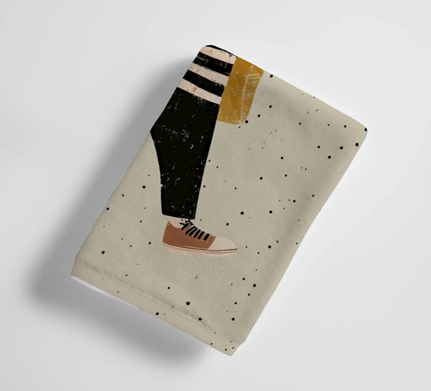 Zebra walking badhanddoek van Little Art Lab