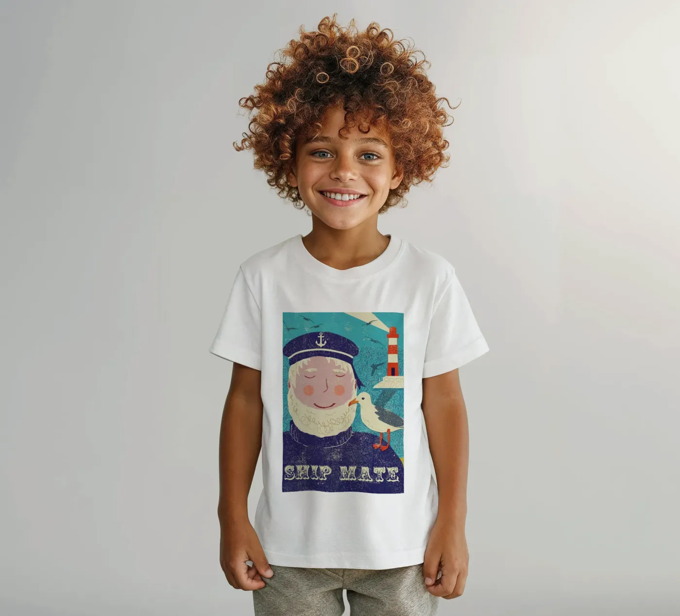 Ship Mate t-shirt bambini da Rocket68
