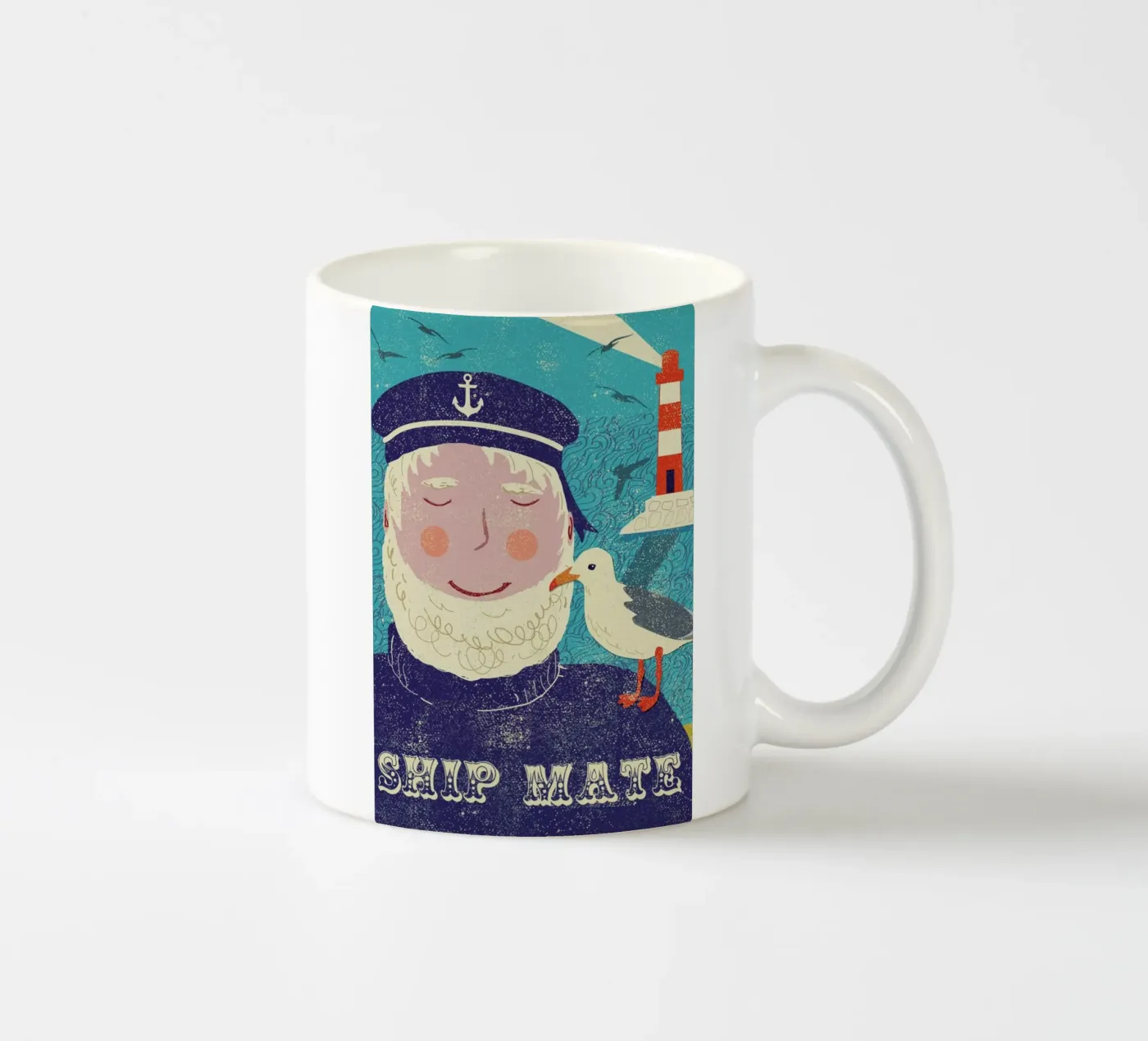 Ship Mate ceramic mug by Rocket68