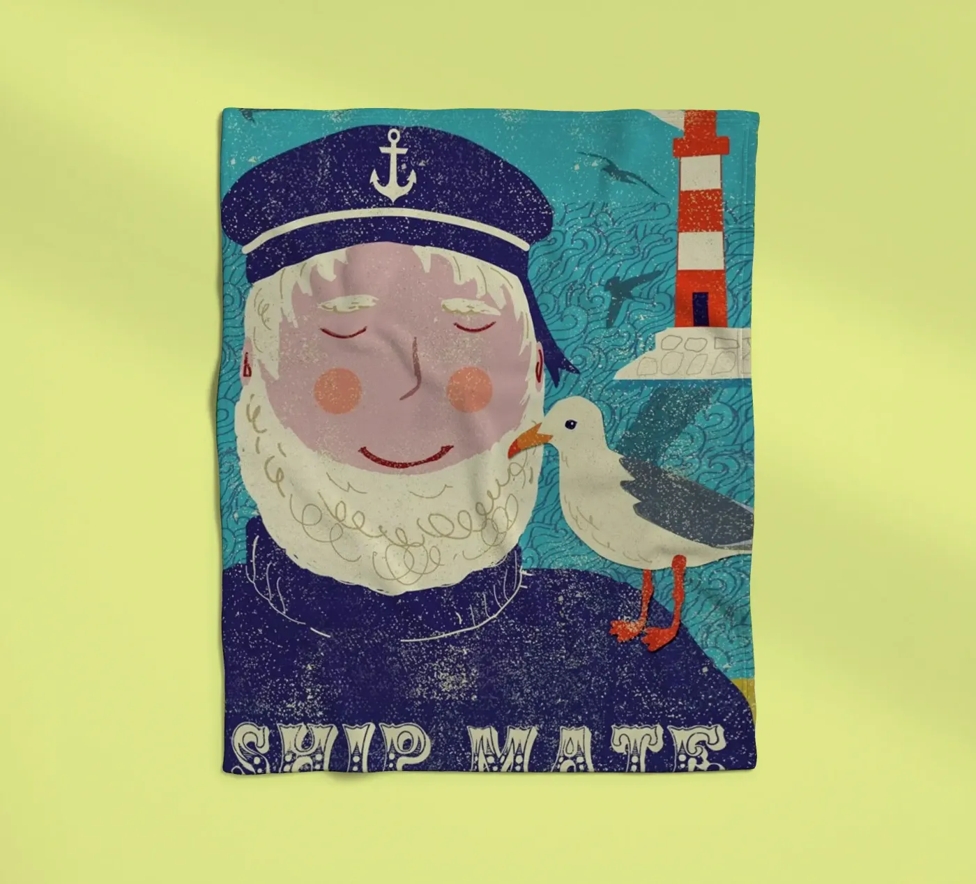 Ship Mate fleecedeken van Rocket68