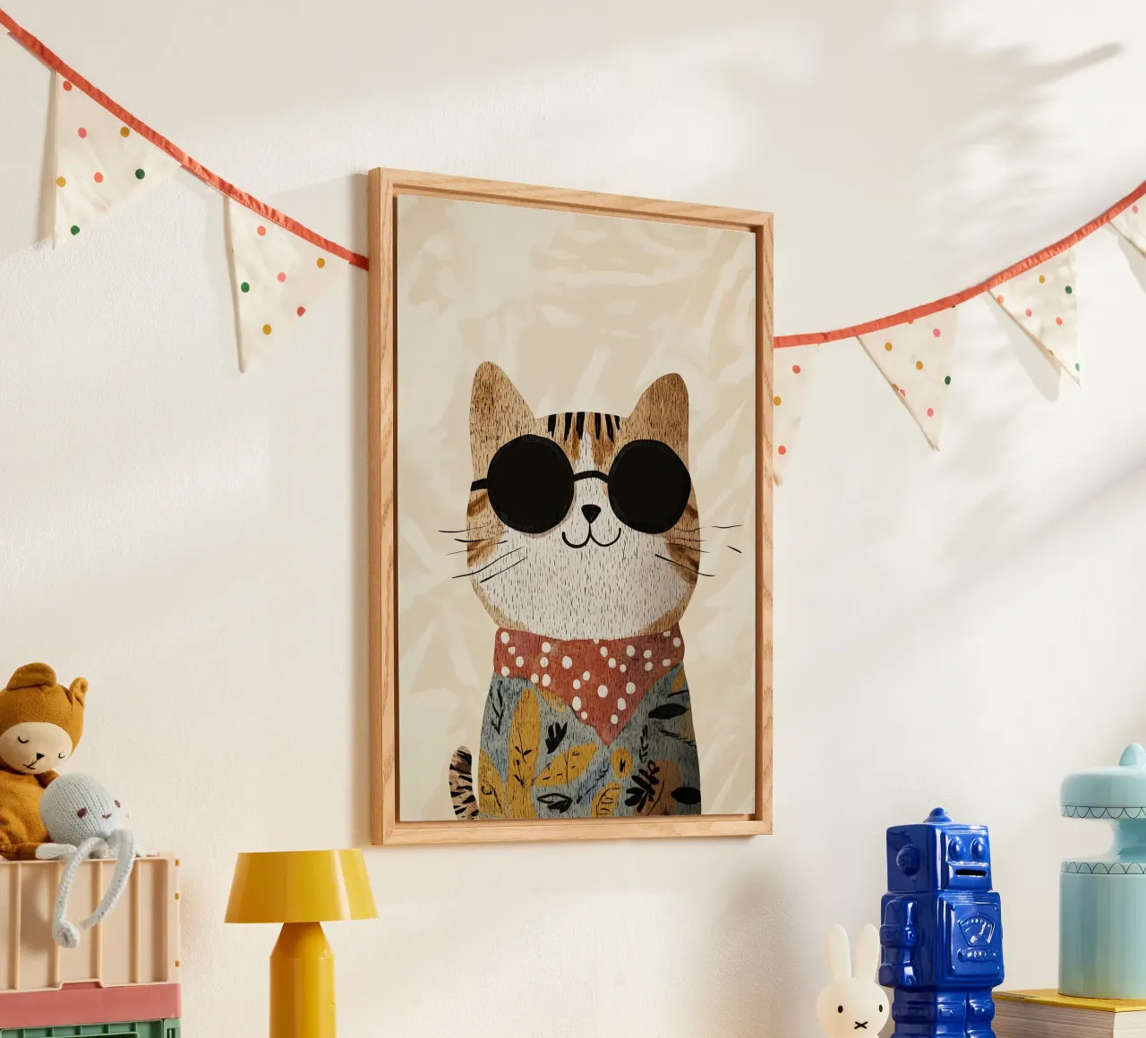 Gatto alla moda plexiglass da Little Art Lab
