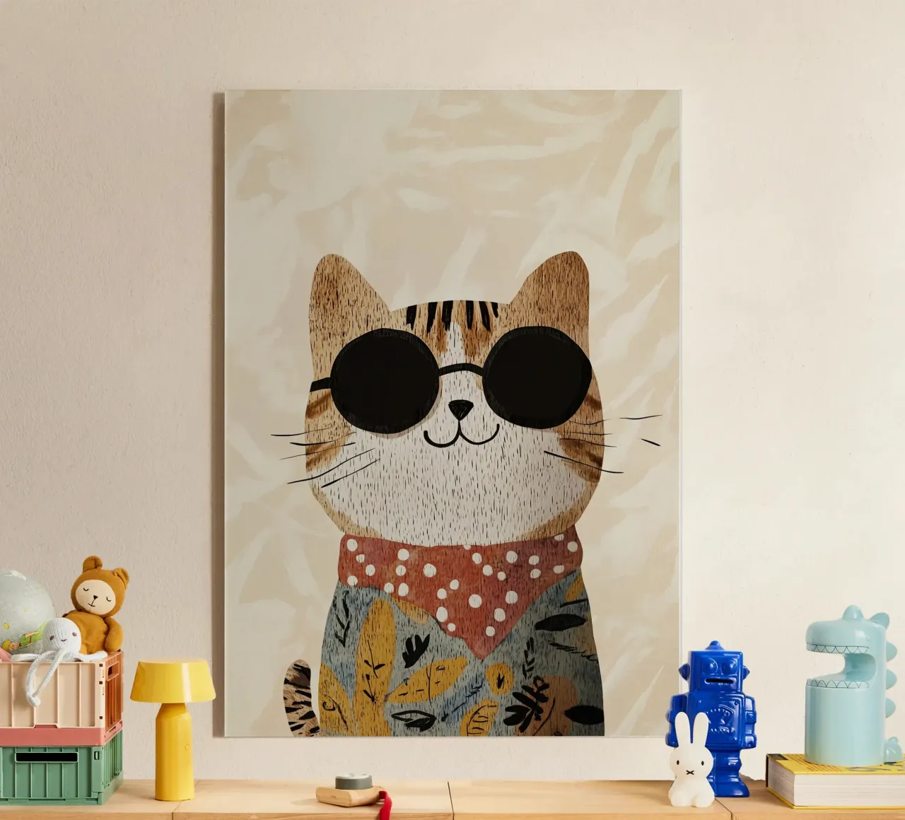 Gatto alla moda plexiglass da Little Art Lab