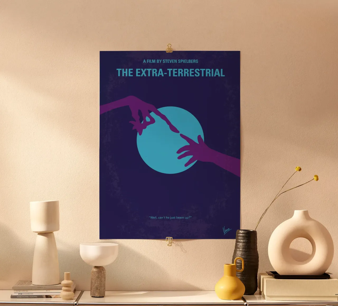 No282 My ET minimal movie poster carta hahnemühle da Chungkong