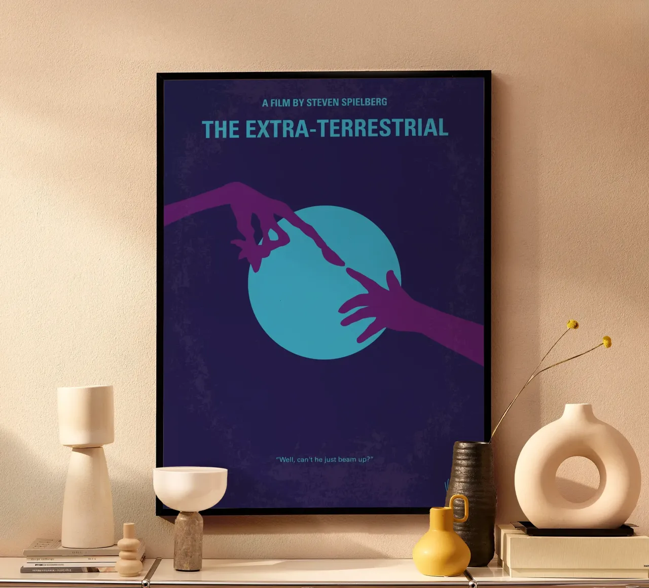 No282 My ET minimal movie poster carta hahnemühle da Chungkong