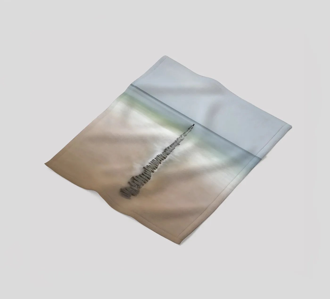 Meeresfarben Fleecedecke von Rainer Lüdecke – Wall Art