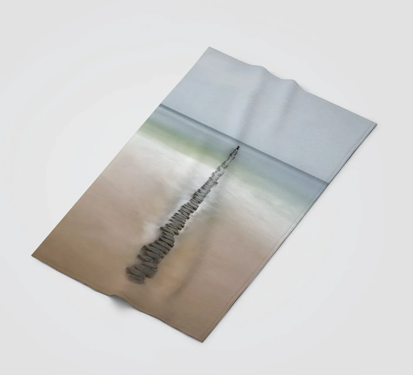 Meeresfarben Fleecedecke von Rainer Lüdecke – Wall Art