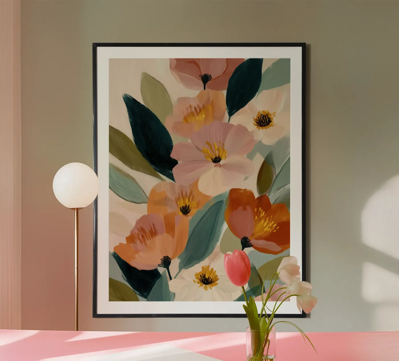 Quiet Bloom Poster von softsoul