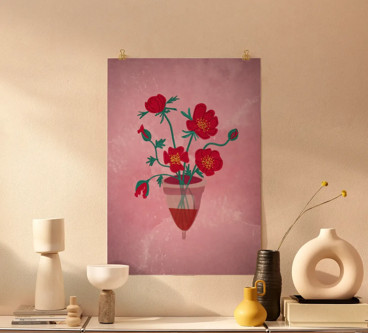 Coppa di fiori poster da Raissa Oltmanns