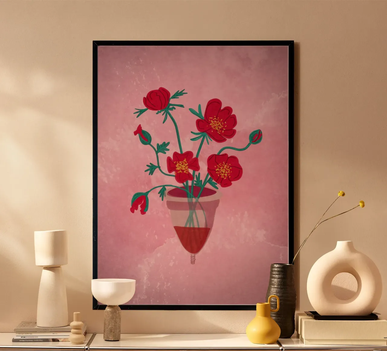 Coppa di fiori poster da Raissa Oltmanns