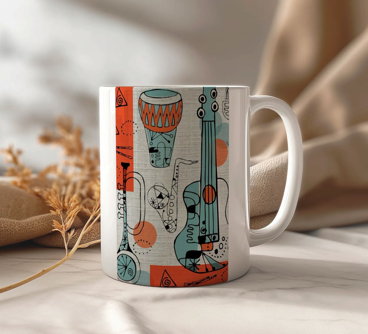 Jazz tazza in ceramica da Rocket68