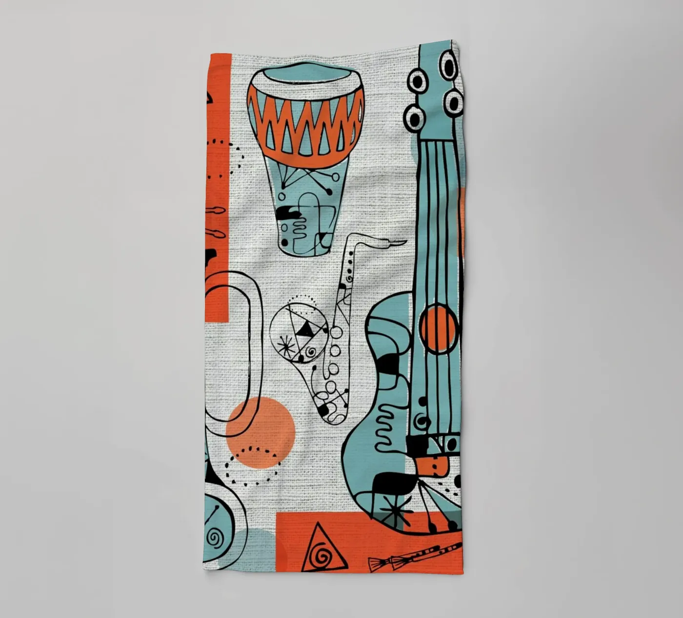 Jazz badhanddoek van Rocket68