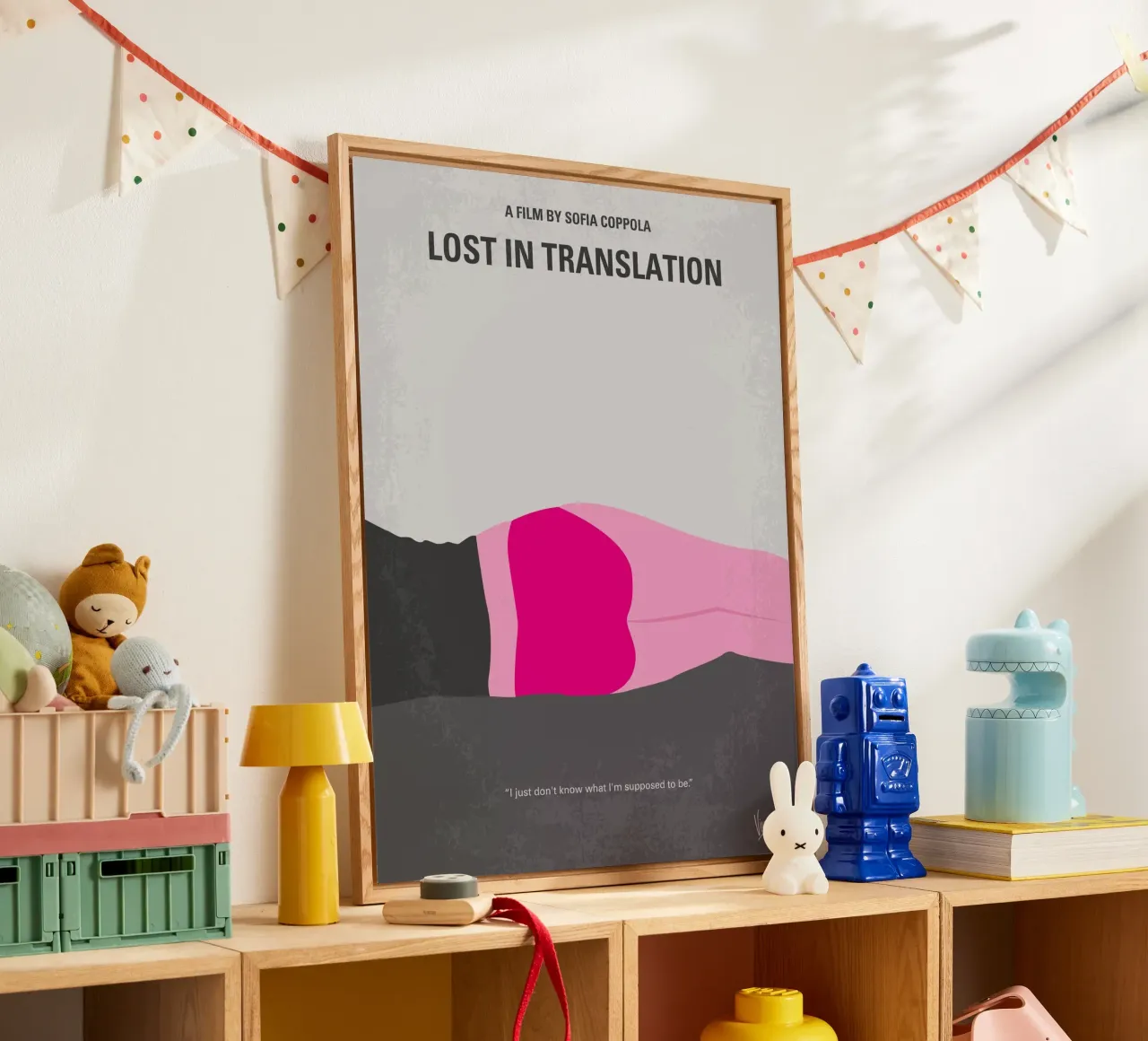 No287 My Lost in Translation minimal movie poster plexiglass da Chungkong