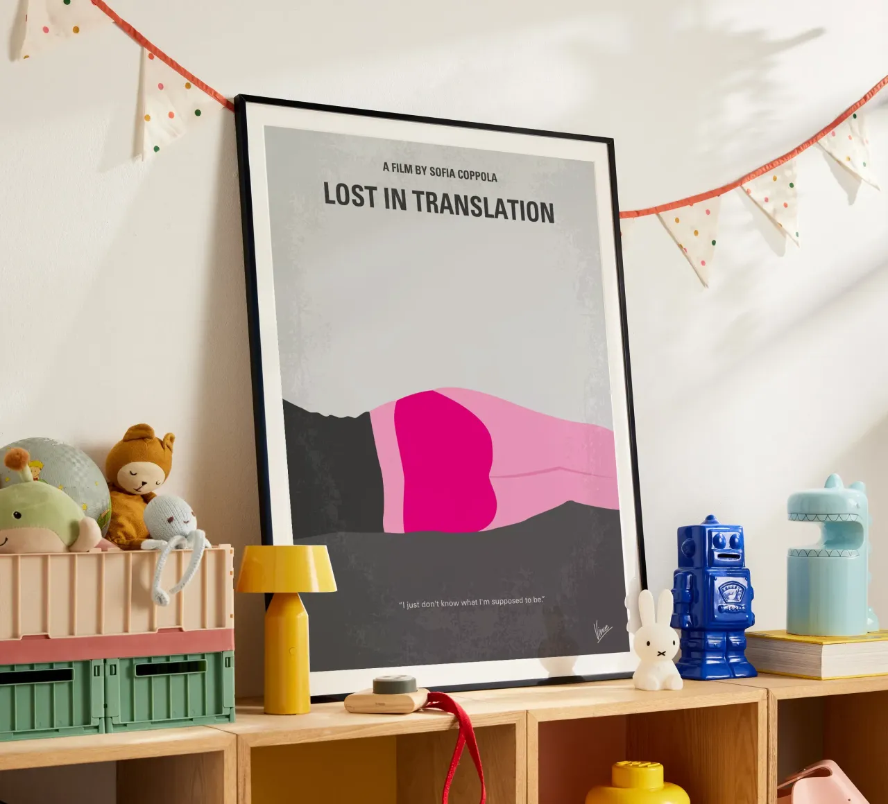 No287 My Lost in Translation minimal movie poster carta hahnemühle da Chungkong