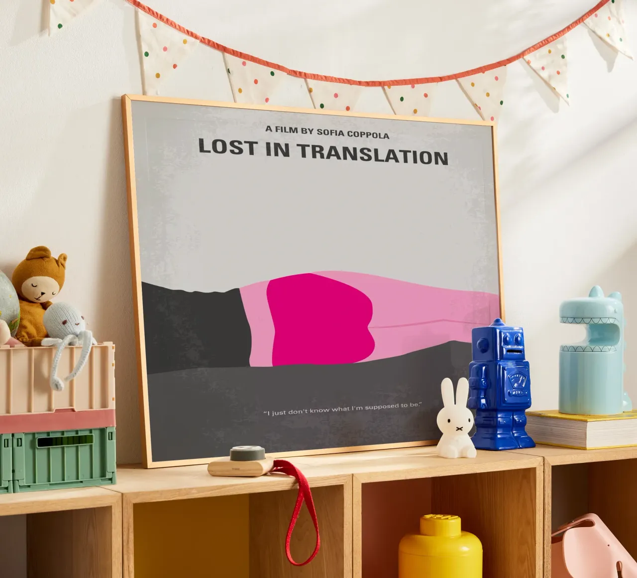 No287 My Lost in Translation minimal movie poster carta hahnemühle da Chungkong