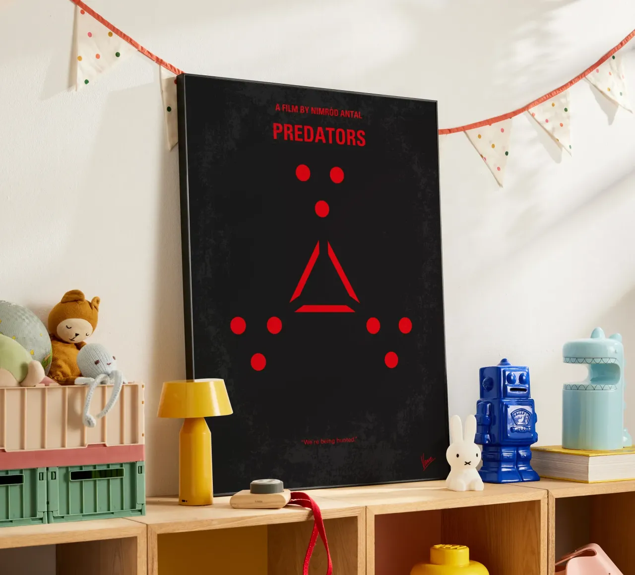 No289 My PREDATORS minimal movie poster alluminio dibond da Chungkong