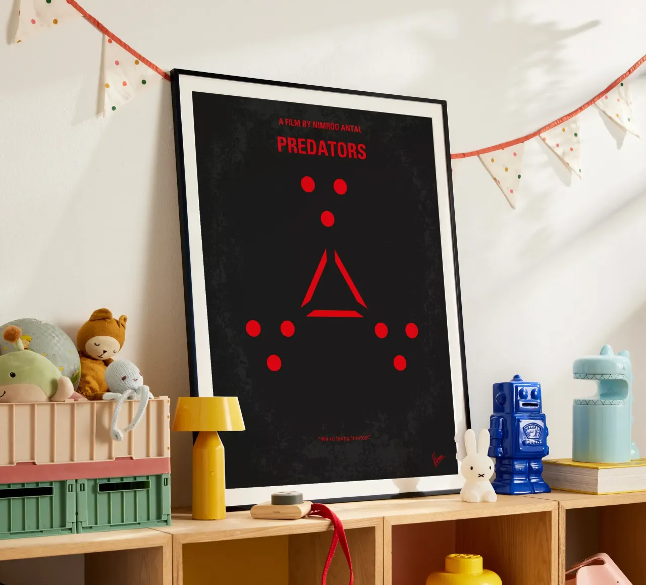 No289 My PREDATORS minimal movie poster carta hahnemühle da Chungkong