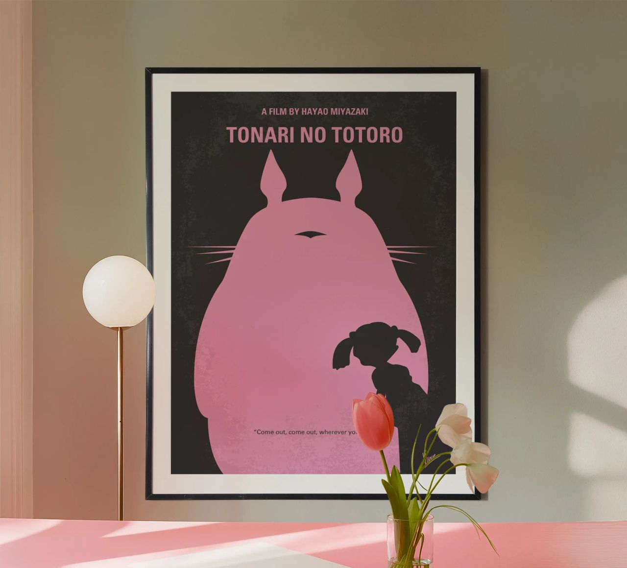 No290 My My Totro minimal movie poster Poster von Chungkong