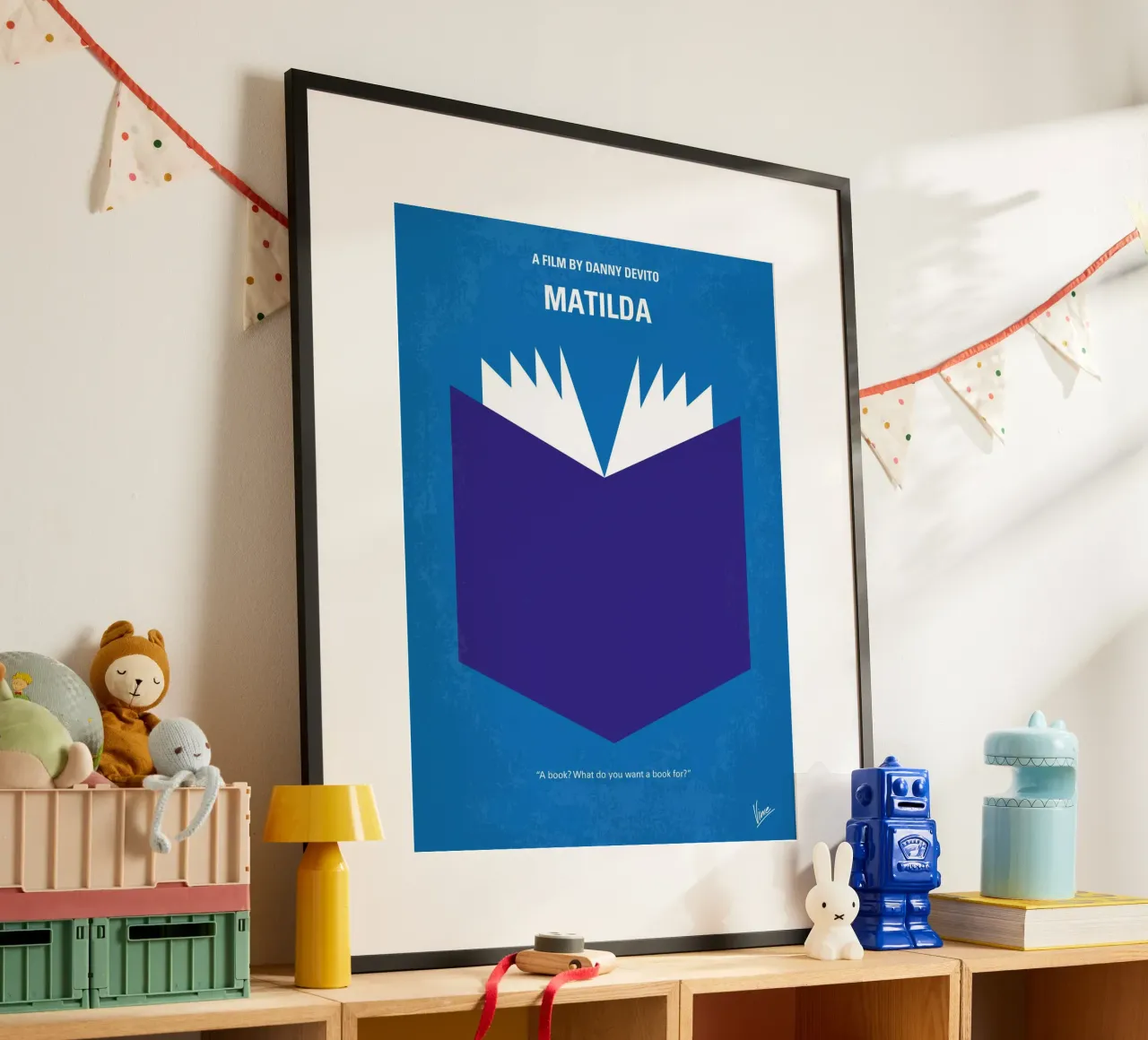 No291 My Matilda minimal movie poster Hahnemühle von Chungkong