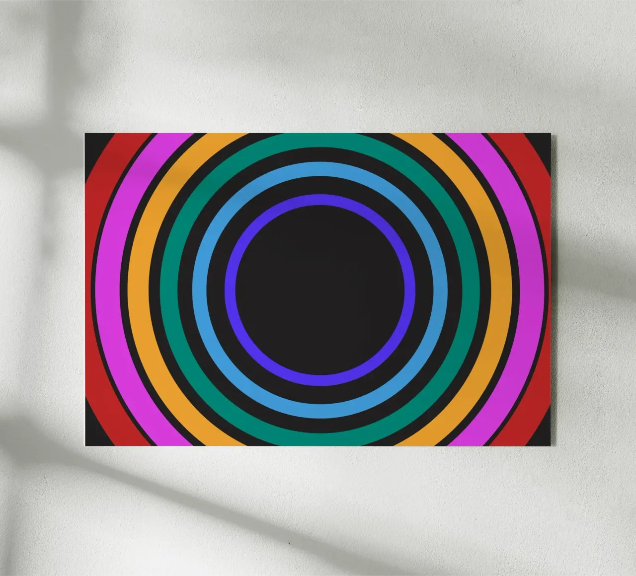 Rainbow Ripple Nero plexiglass da Studio Fun Boy