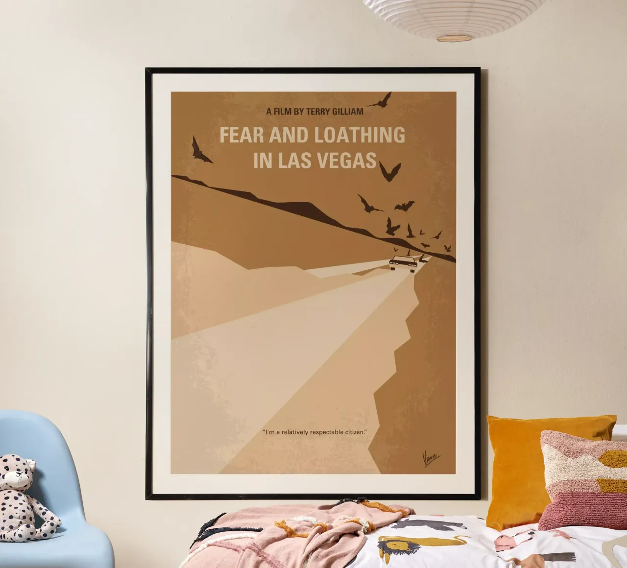 No293 My Fear and loathing Las vegas minimal movie poster poster da Chungkong