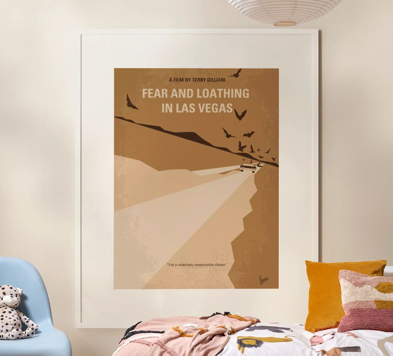 No293 My Fear and loathing Las vegas minimal movie poster Poster von Chungkong
