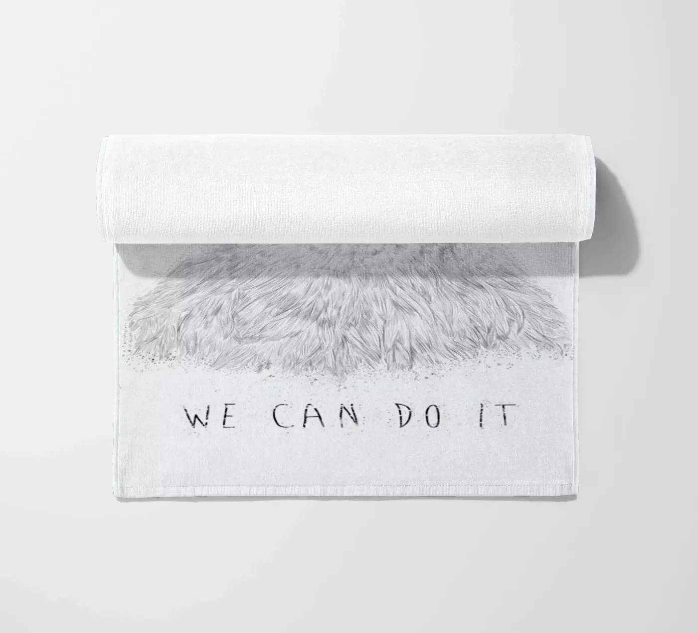 We can do it serviette de plage de Balazs Solti