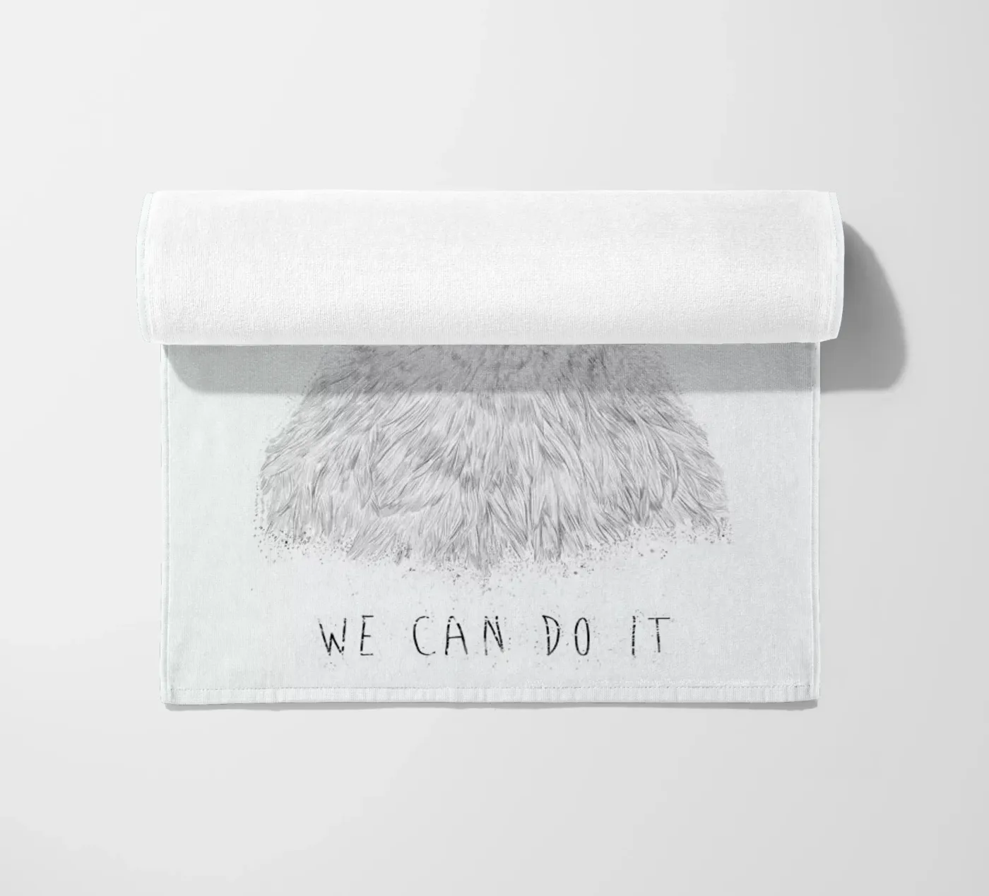 We can do it serviette de plage de Balazs Solti